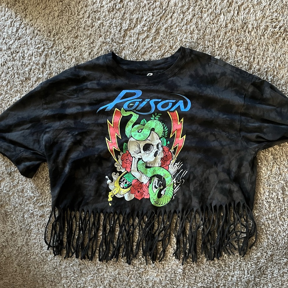 Fringed crop top